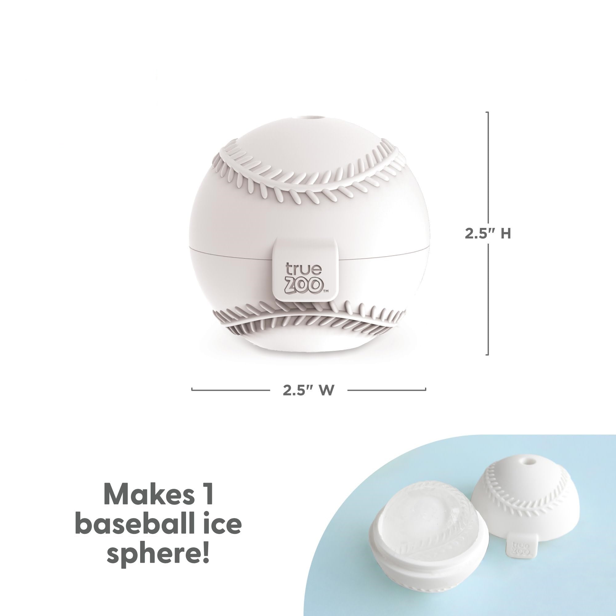 Baseball Ice Mold, Silicone Ice Sphere Mold