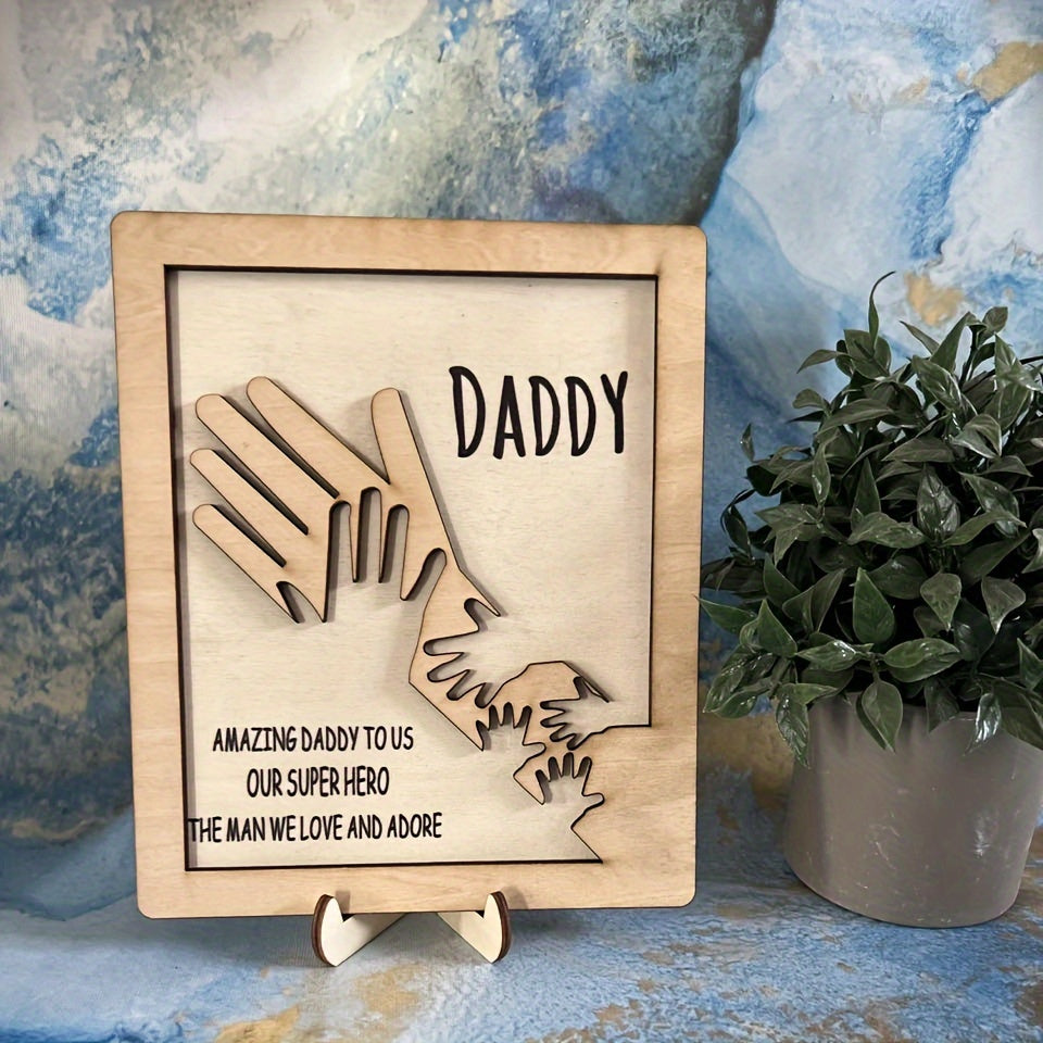 Father's Day Wooden Sign, Home Decor