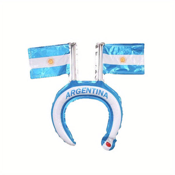 Euro Cup 2024 Supporter Gear - Set of 2 Inflatable Headband Balloons for Fans