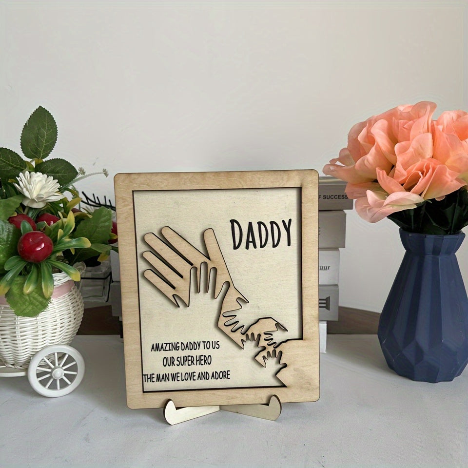 Father's Day Wooden Sign, Home Decor