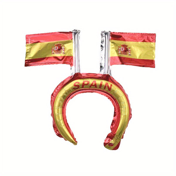 Euro Cup 2024 Supporter Gear - Set of 2 Inflatable Headband Balloons for Fans