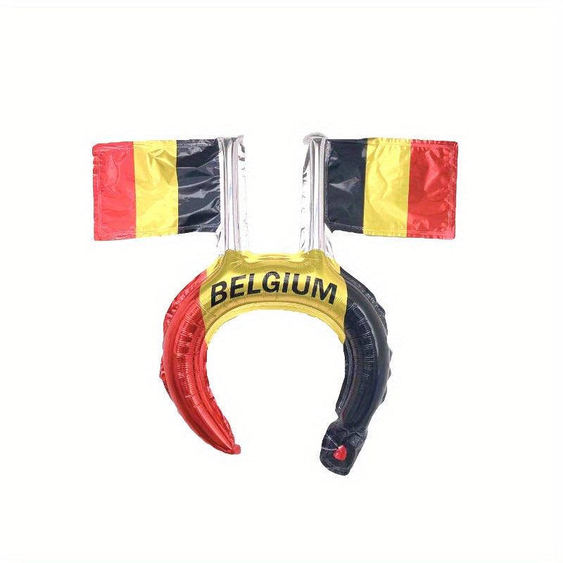 Euro Cup 2024 Supporter Gear - Set of 2 Inflatable Headband Balloons for Fans