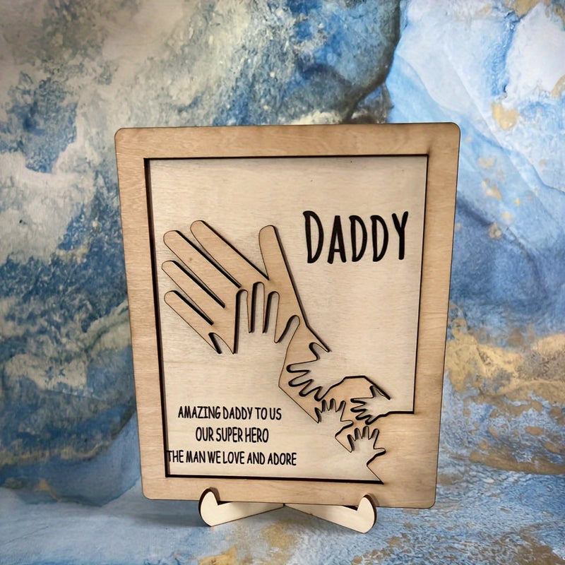 Father's Day Wooden Sign, Home Decor