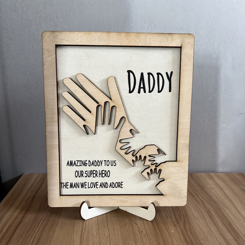 Father's Day Wooden Sign, Home Decor