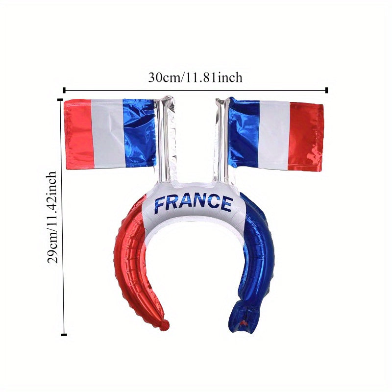 Euro Cup 2024 Supporter Gear - Set of 2 Inflatable Headband Balloons for Fans