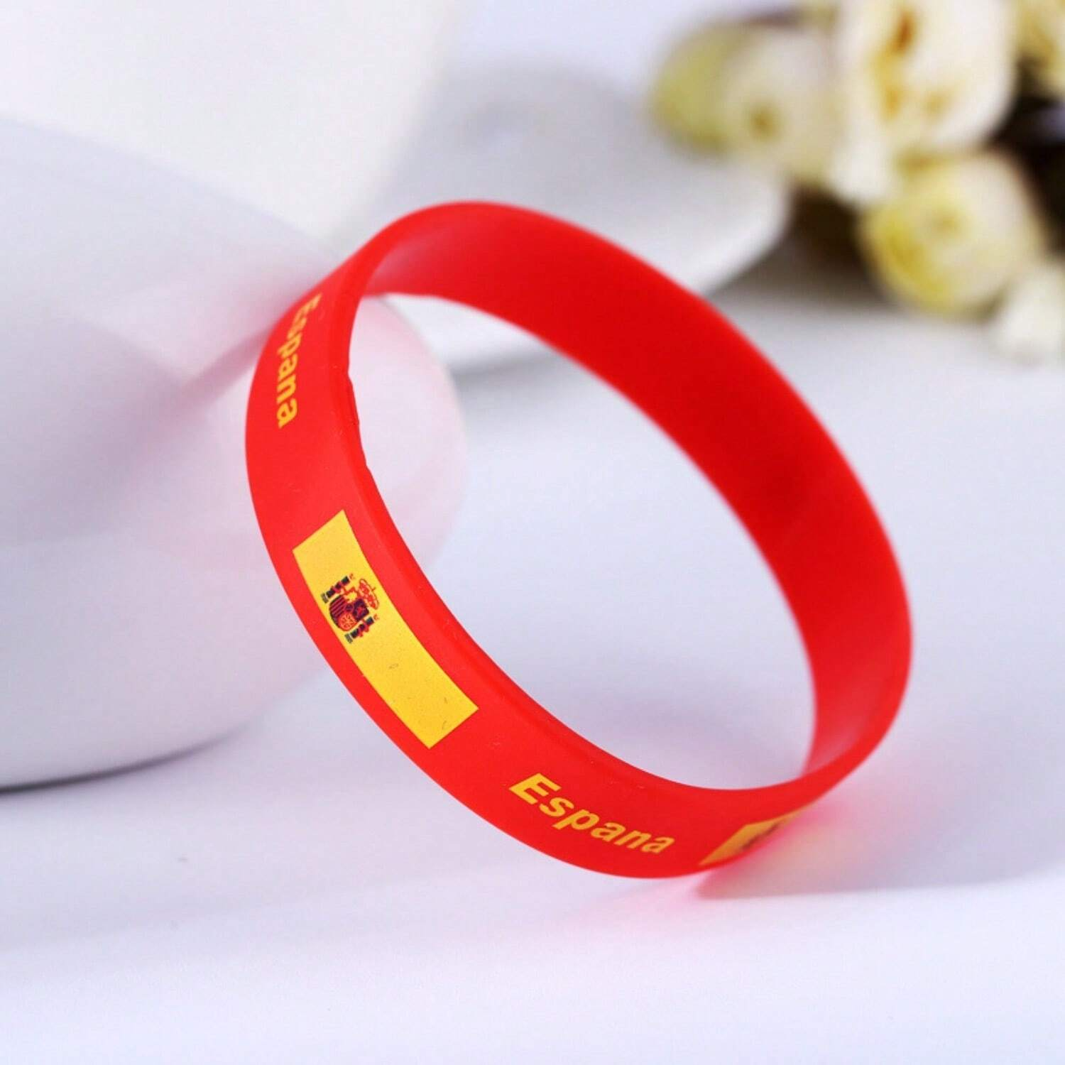 10 Pcs Silicone Bracelets For The National Team For The European Cup Olympic Games