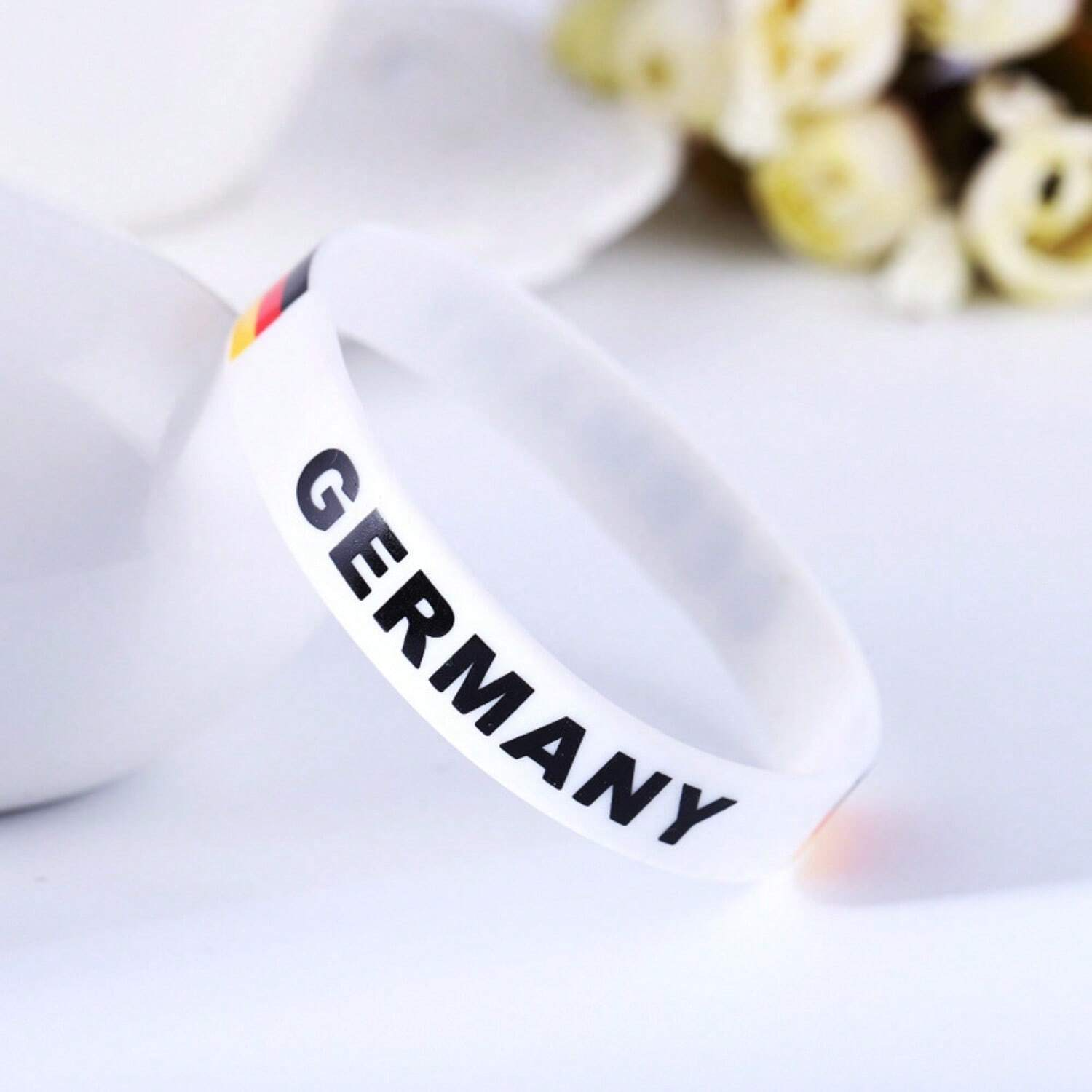 10 Pcs Silicone Bracelets For The National Team For The European Cup Olympic Games