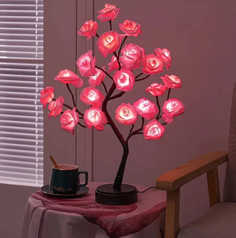 Forever Rose Tree Lamp Gift For Her