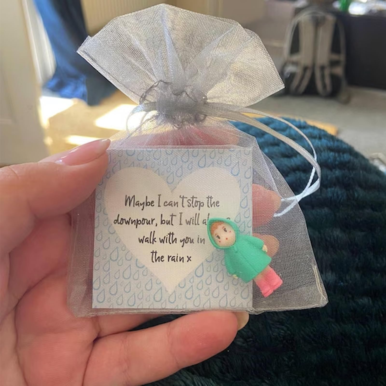 Emotional Support Knitted Gifts, Handmade Cute Mini Crochet Ornaments