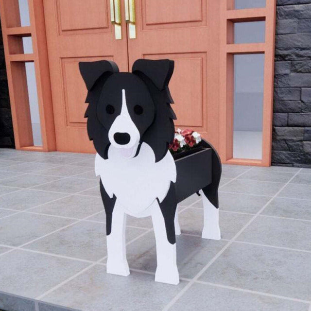 3D Bernese Mountain Dog Love Small Flower Planter