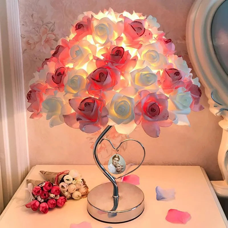 Rose Bouquet Lamp Night Light Decoration for Home