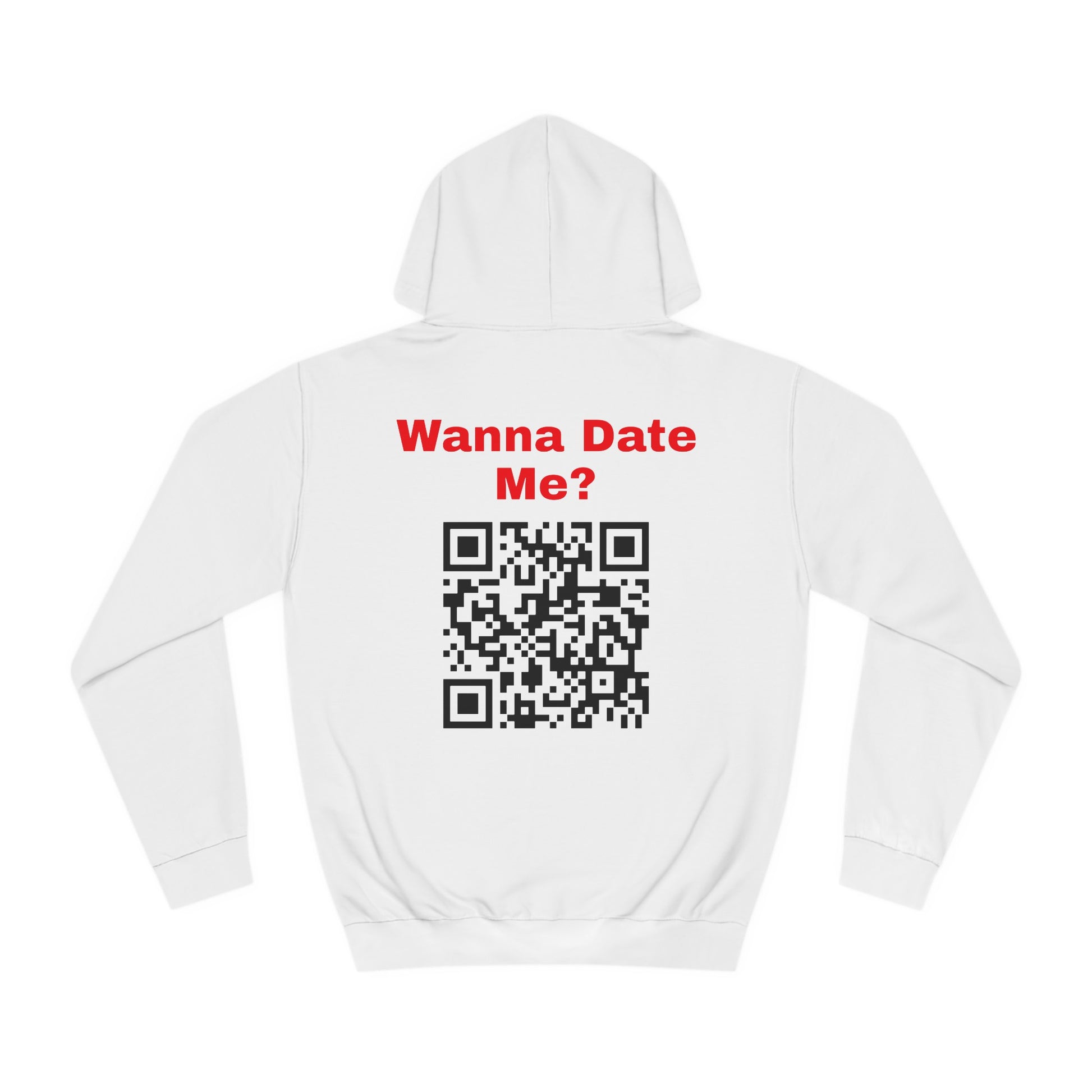 Wanna Date Me? Personalized Wink Flirt Hoodie