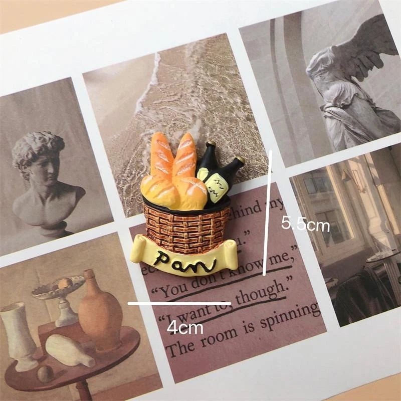 Adorable 3D Mini Food Fridge Magnets