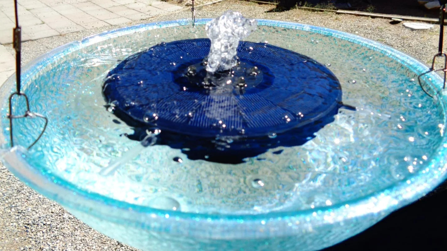 Hanging Custom Bubbling Solar Water Fountain