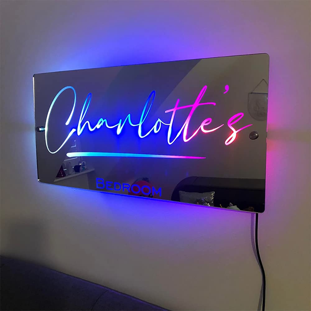 Personalised Name Mirror-Light Up Mirror