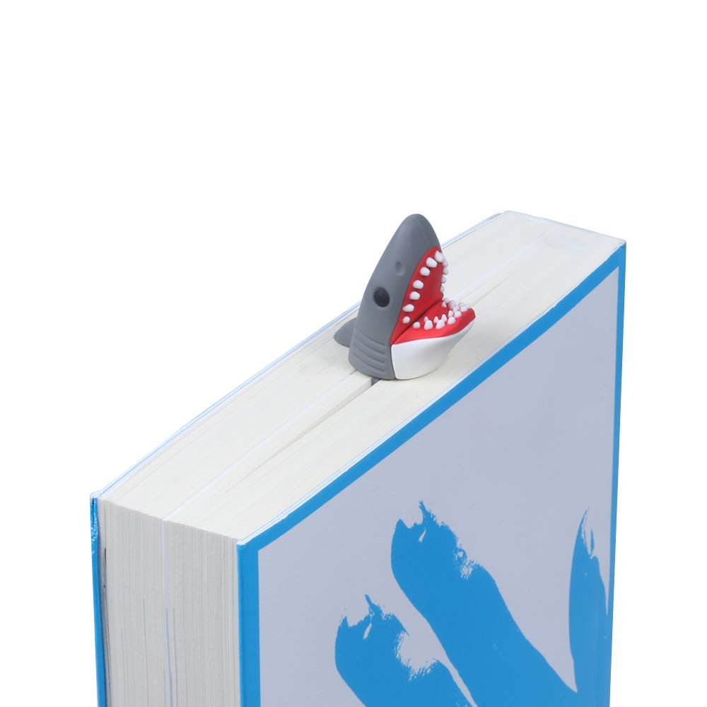 3D Giant Shark Bookmark Cool Bookmarks for Kids Boys Girls Teens Men Women