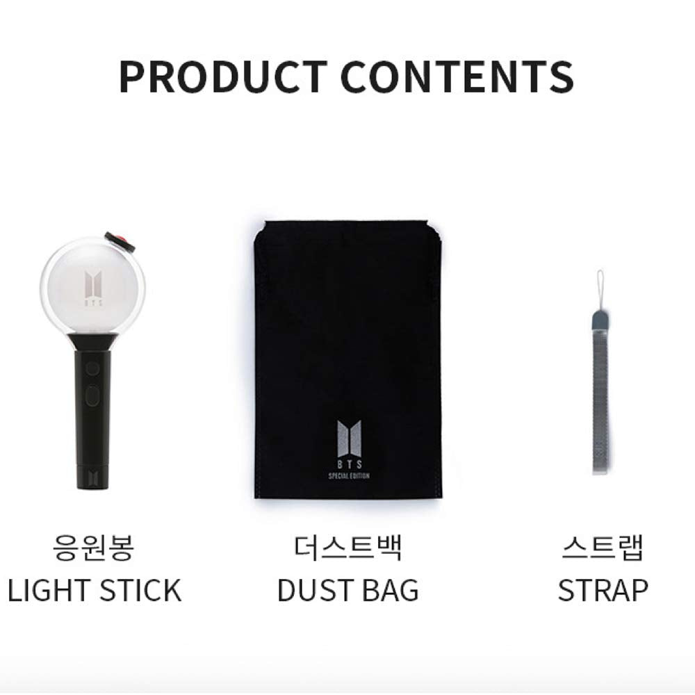 BTS Official Lightstick  and Photocard