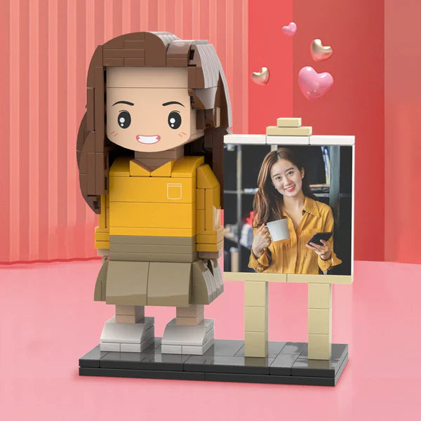 Full Body Custom  Brick Figures Custom Brick Figures with Frame  Block Toy