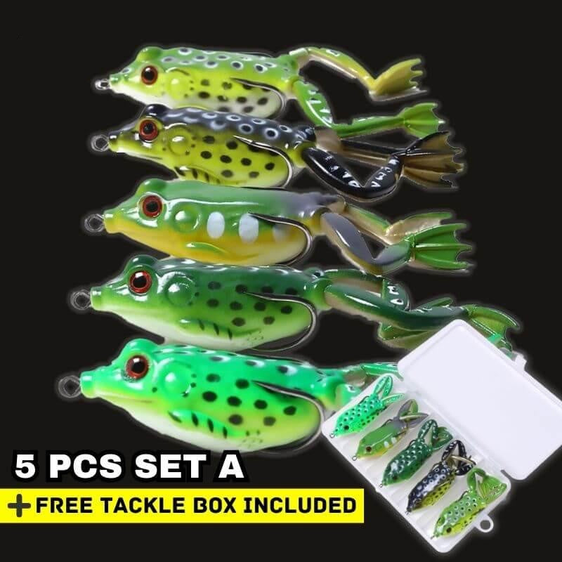 JumpMaster Frog Lure - 5 Pcs Set