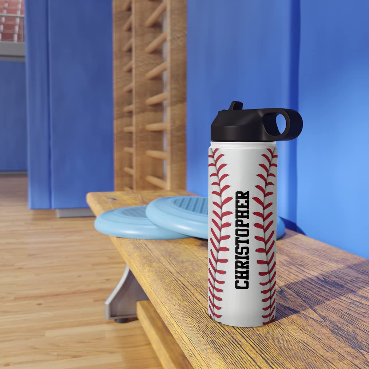 Personalized  Baseball Water Gifts  Sports Bottles Fan Coach Gifts