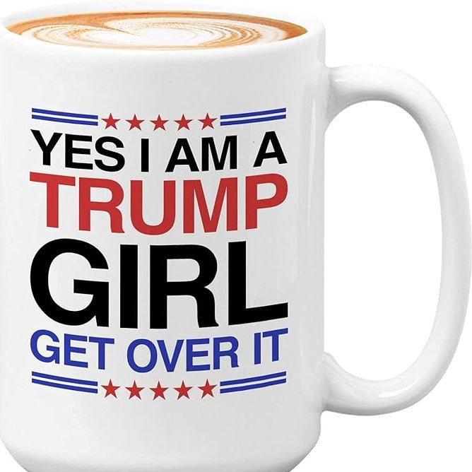 Bubble Hugs Politics Coffee Mug ，Trump 2024 Keep America Great