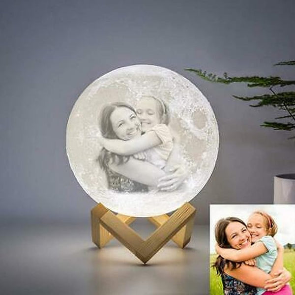 3D Printing Photo and Text Moon Lamp