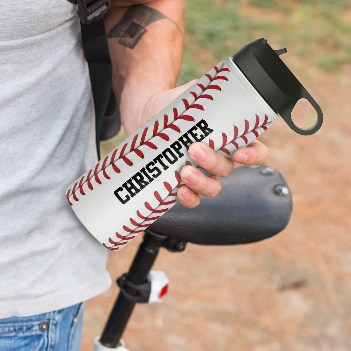 Personalized  Baseball Water Gifts  Sports Bottles Fan Coach Gifts