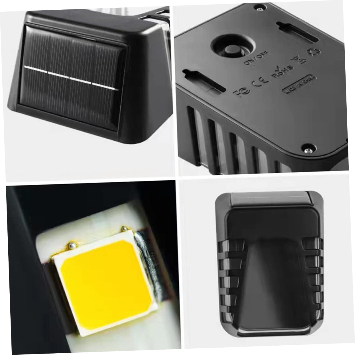 Outdoor Solar Light Abs Lamps Wall-Mounted