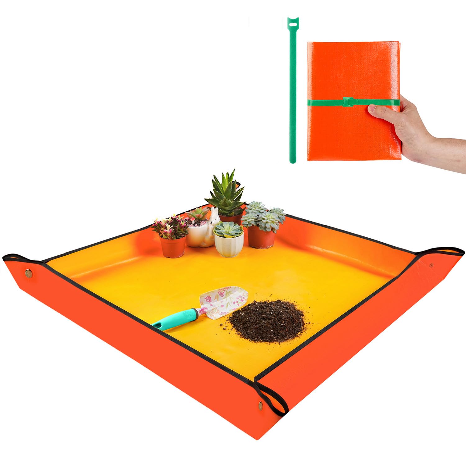 Repotting Mat for Indoor Plant Transplanting & Potting Soil Mess Control