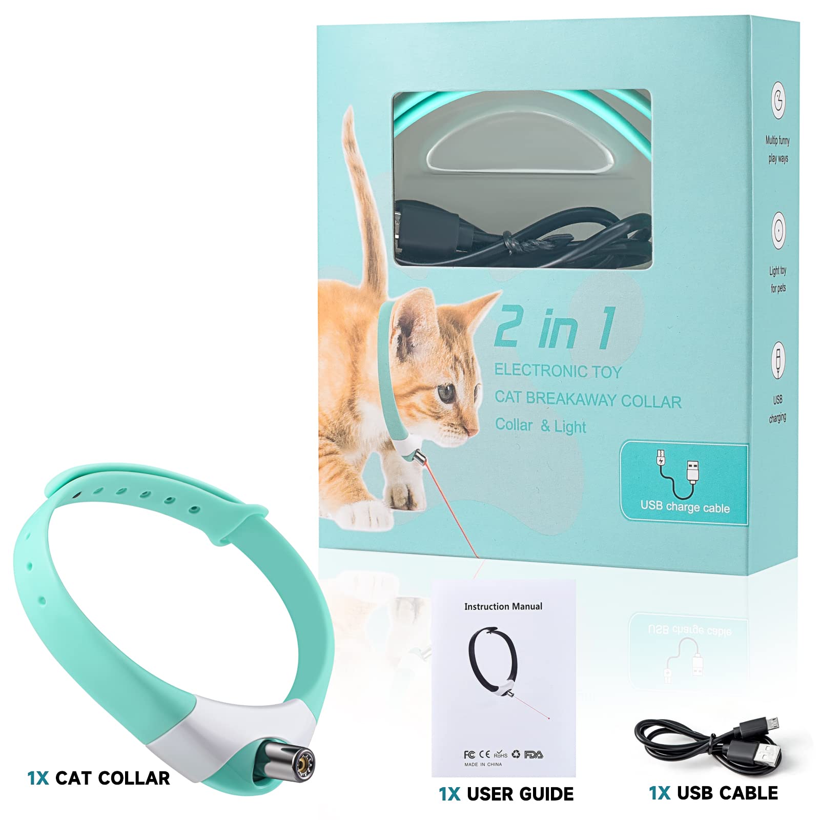 🐾Laser Collar Cat Teaser Toy