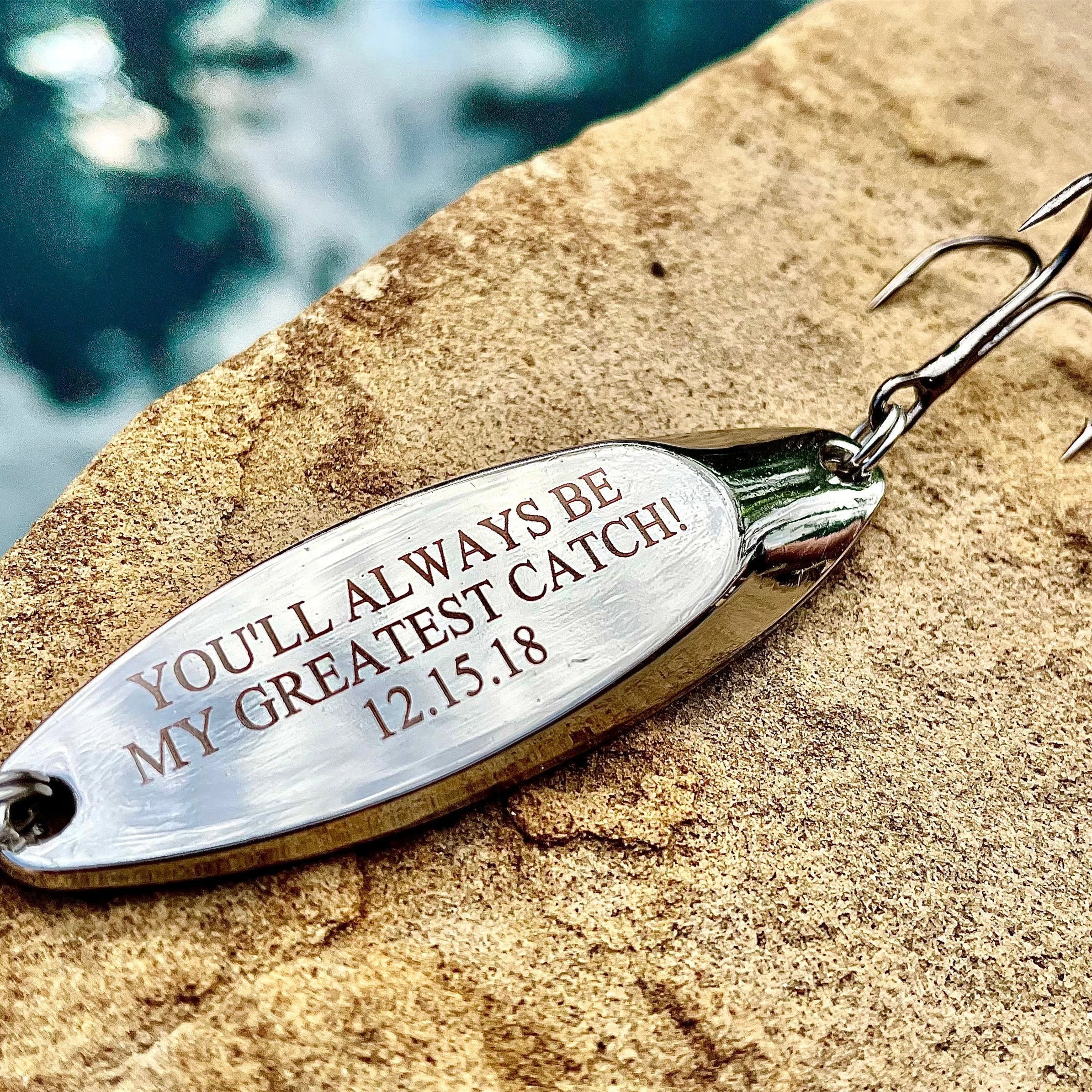 Personalized Engraved Fishing Lure, Fishing Gifts for Him