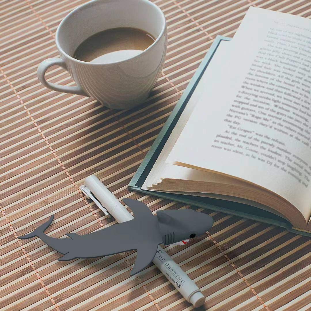 3D Giant Shark Bookmark Cool Bookmarks for Kids Boys Girls Teens Men Women