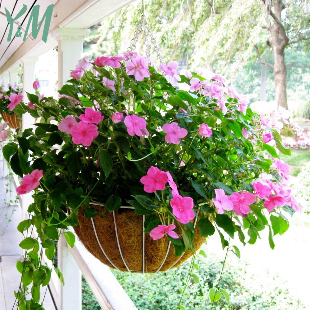 Round  Coconut Fiber Liner, Wall Hanging Planter Basket