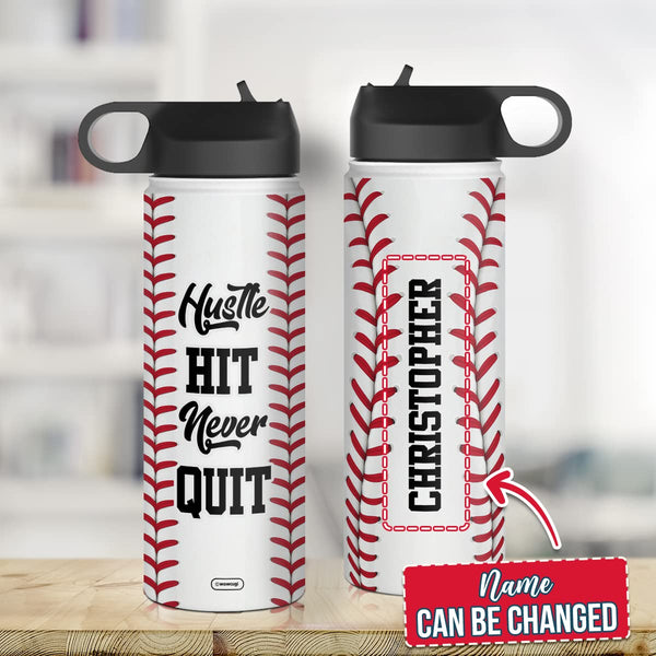 Personalized  Baseball Water Gifts  Sports Bottles Fan Coach Gifts