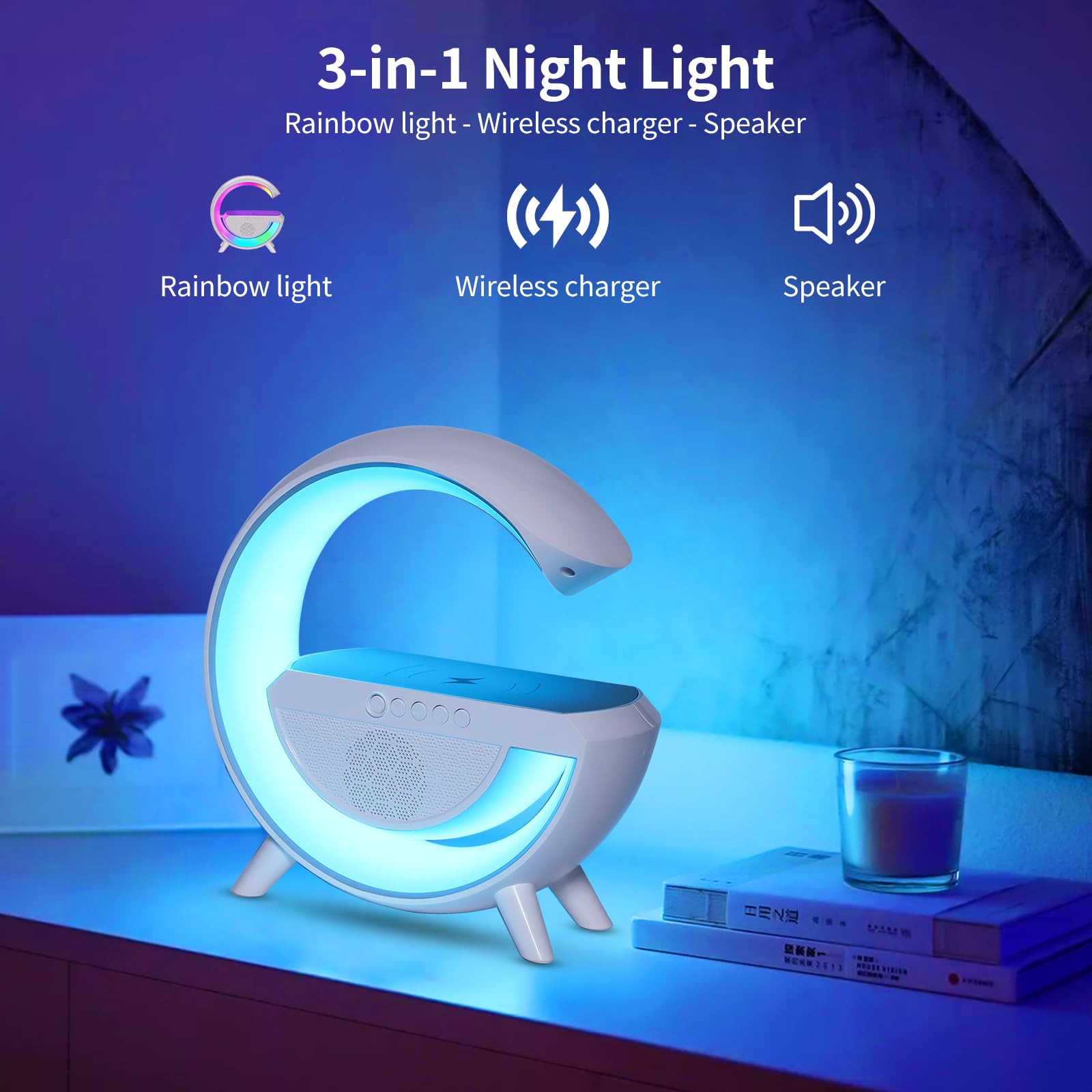 Nightstand Table RGB Lamp