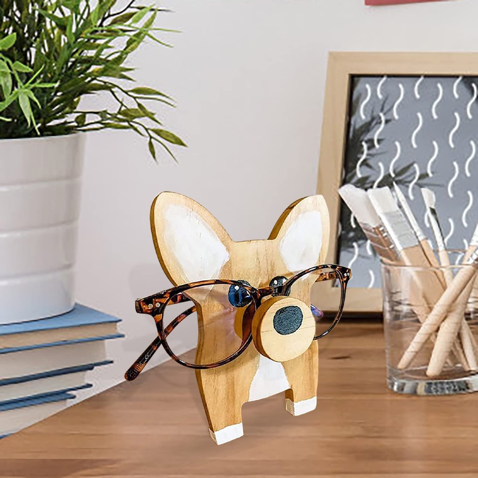 Funny Wooden Glasses Holder, Creative Animal Glasses Stand, Animal Shape Sunglasses Holder