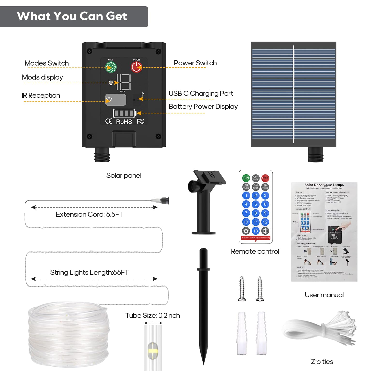 Waterproof Solar Outdoor Lights