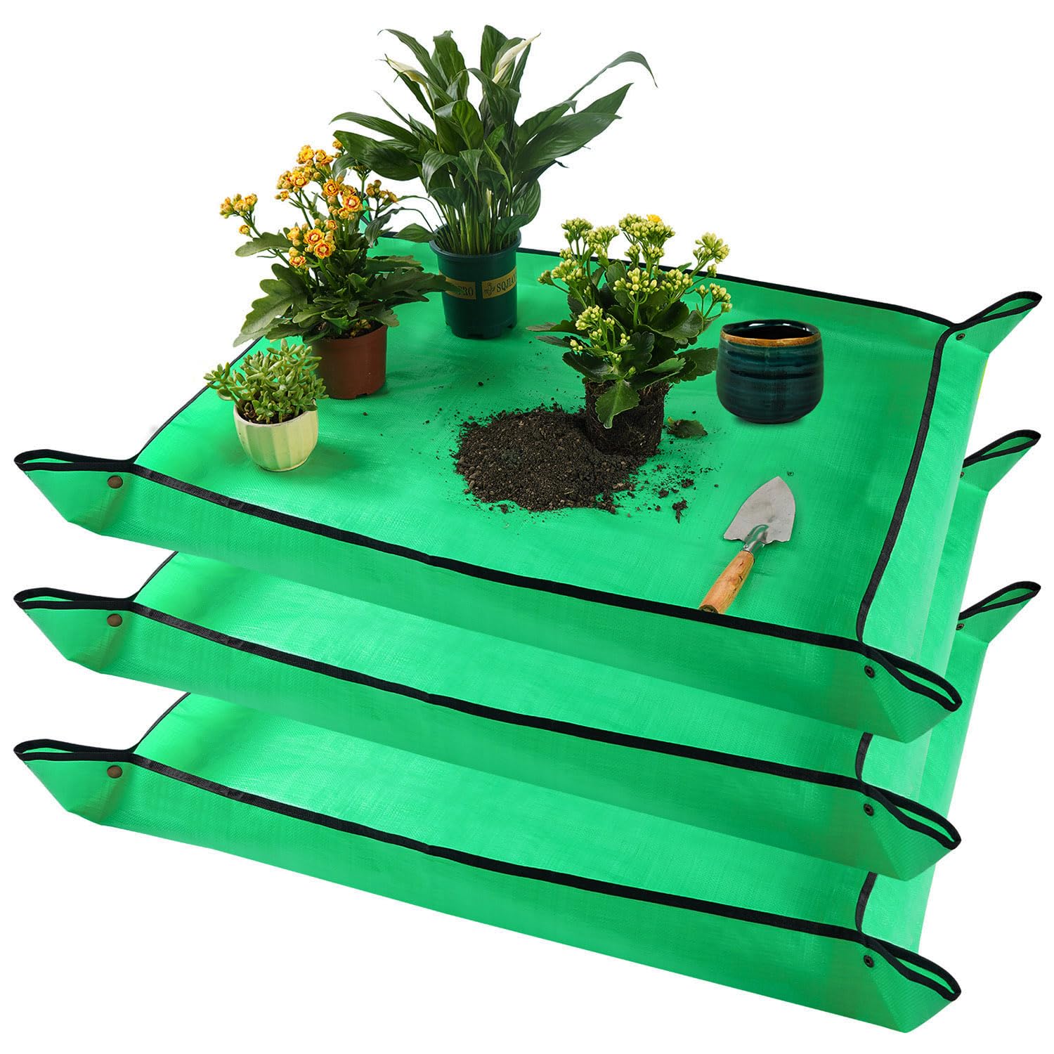 Repotting Mat for Indoor Plant Transplanting & Potting Soil Mess Control