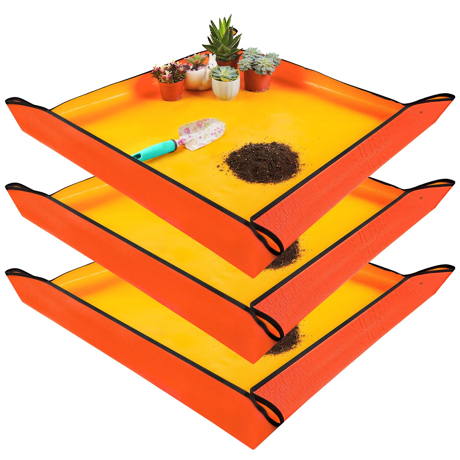 Repotting Mat for Indoor Plant Transplanting & Potting Soil Mess Control