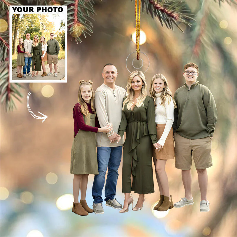 Custom Photo Ornament ,Father's Day Gift For Family