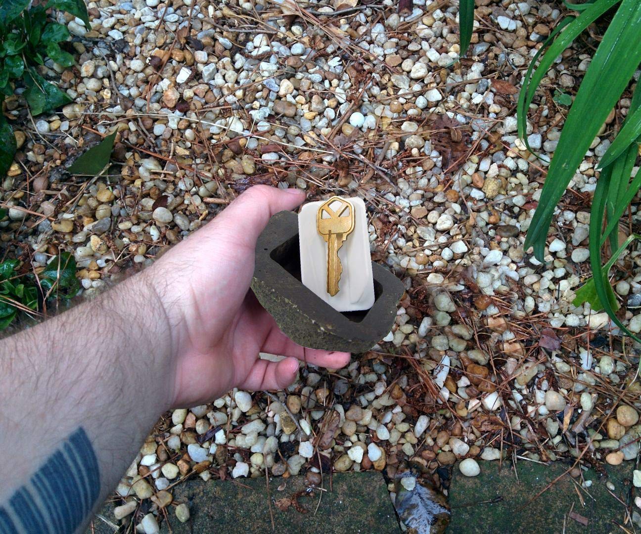 Hide a Spare Key Fake Rock Geocaching,Feels Like Real Stone Rock