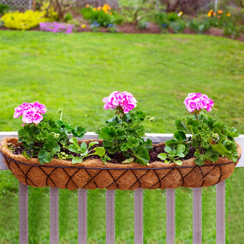 3 Pack  for Window Planter Box,100% Coconut Coir Fiber for Garden  Wall Basket, Vegetables Pot