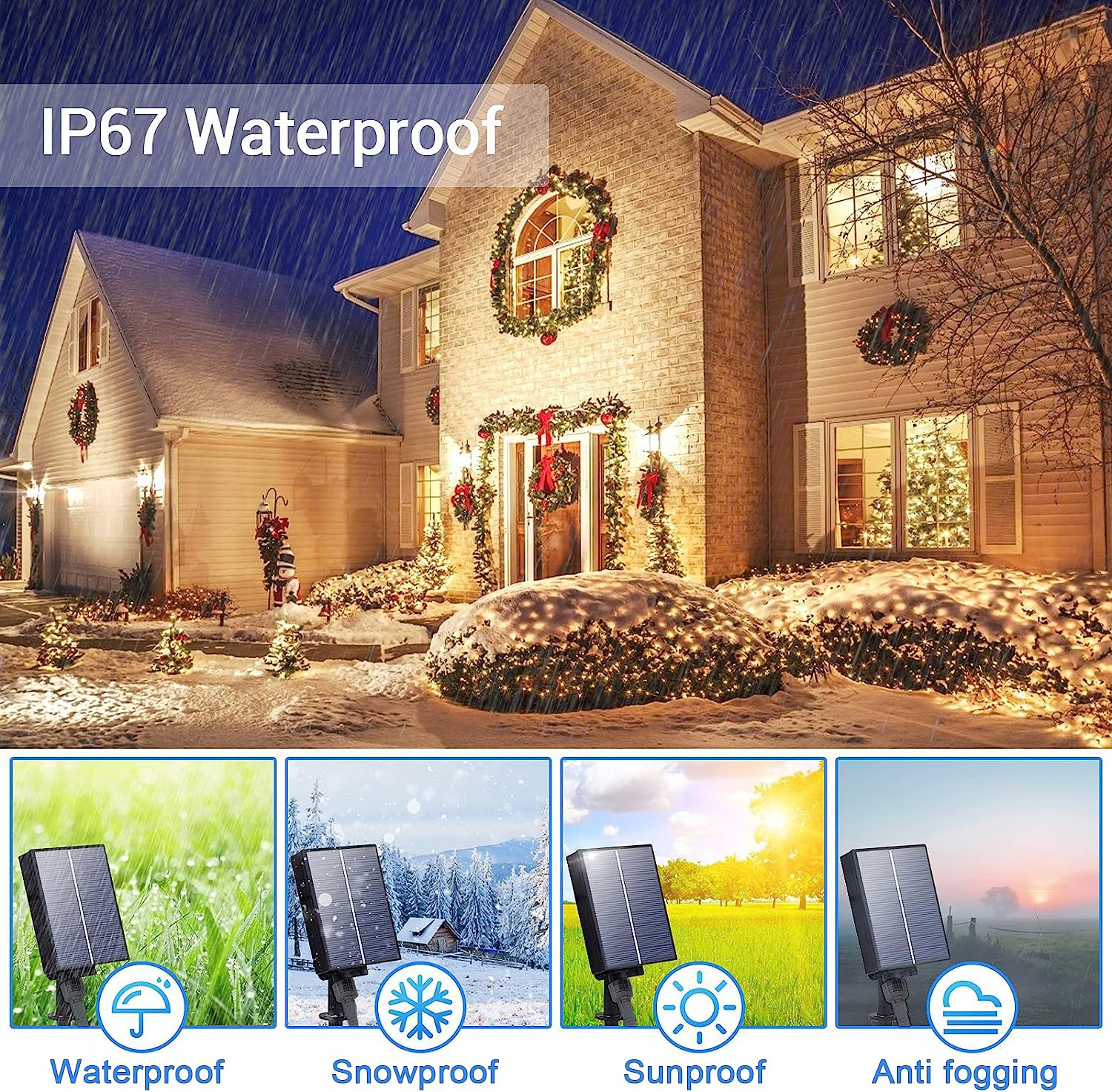 Waterproof Solar Outdoor Lights