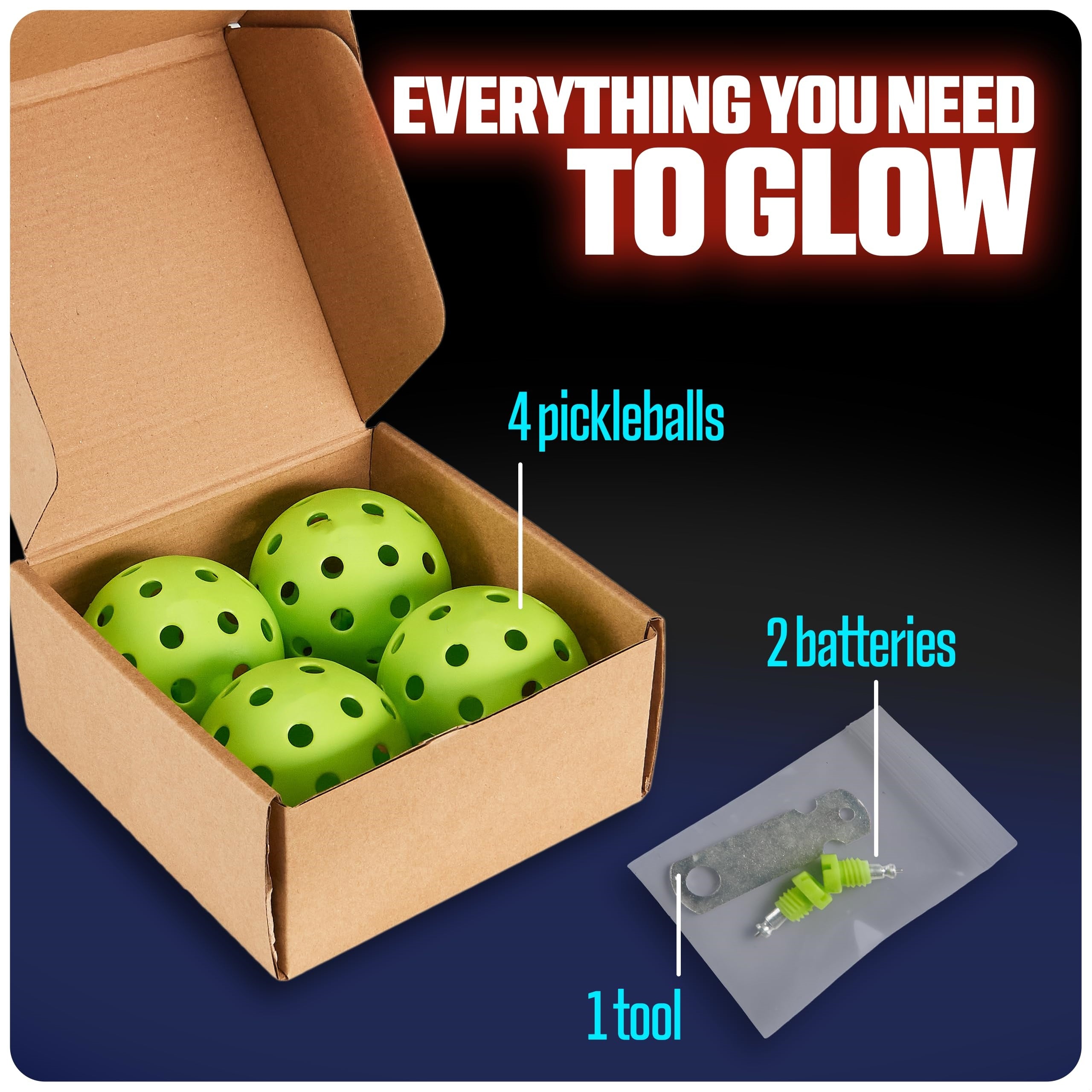 Illuminate LED Pickleballs