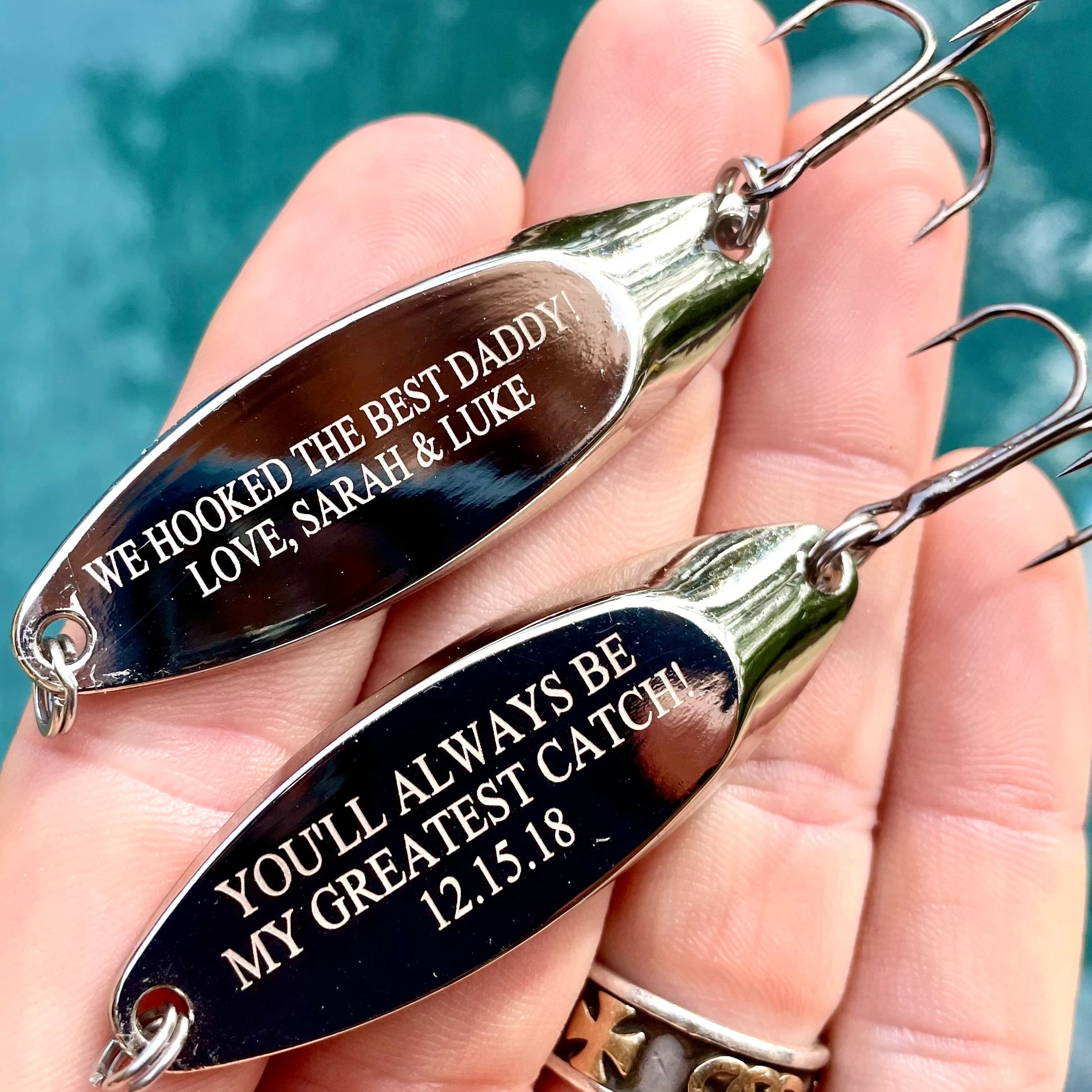 Personalized Engraved Fishing Lure, Fishing Gifts for Him