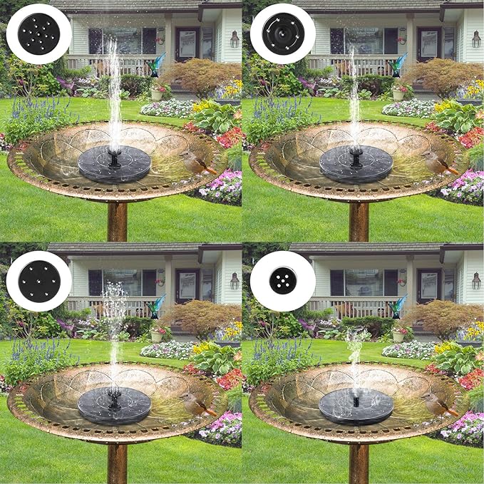 Solar Bird Floating Bath Fountain Pump, Upgrade 1.4W Solar Fountain