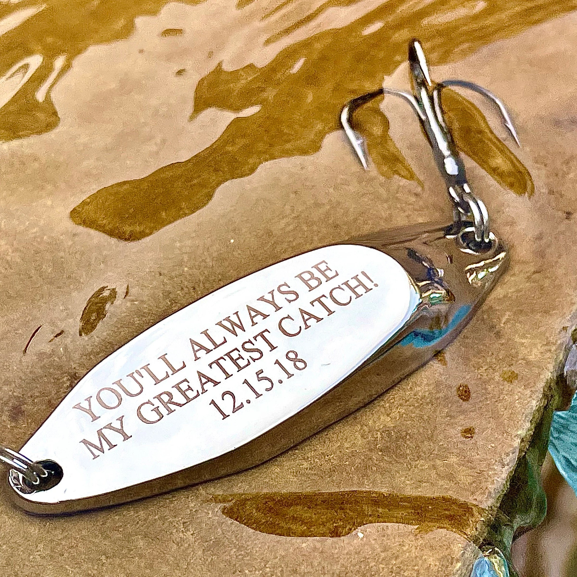 Personalized Engraved Fishing Lure, Fishing Gifts for Him