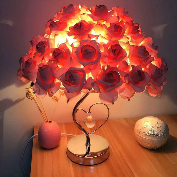 Rose Bouquet Lamp Night Light Decoration for Home