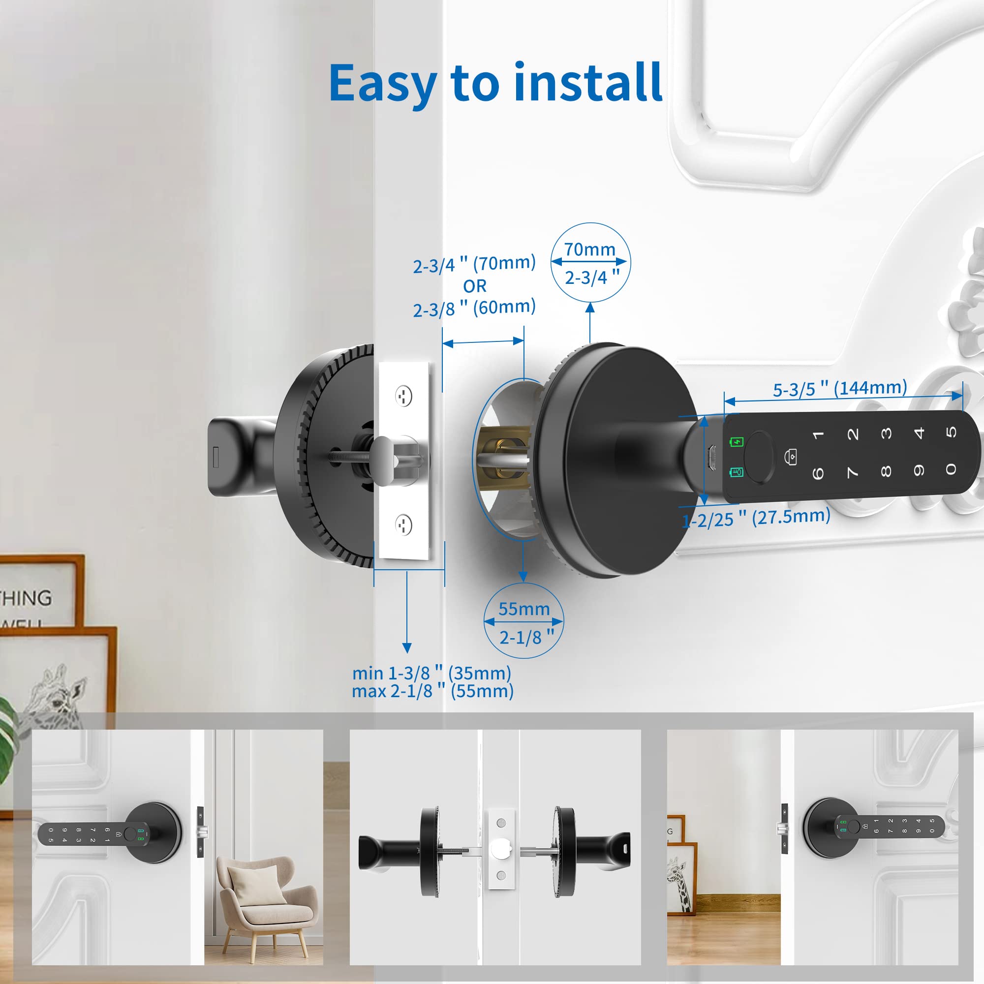 Fingerprint Door Lock with APP Control