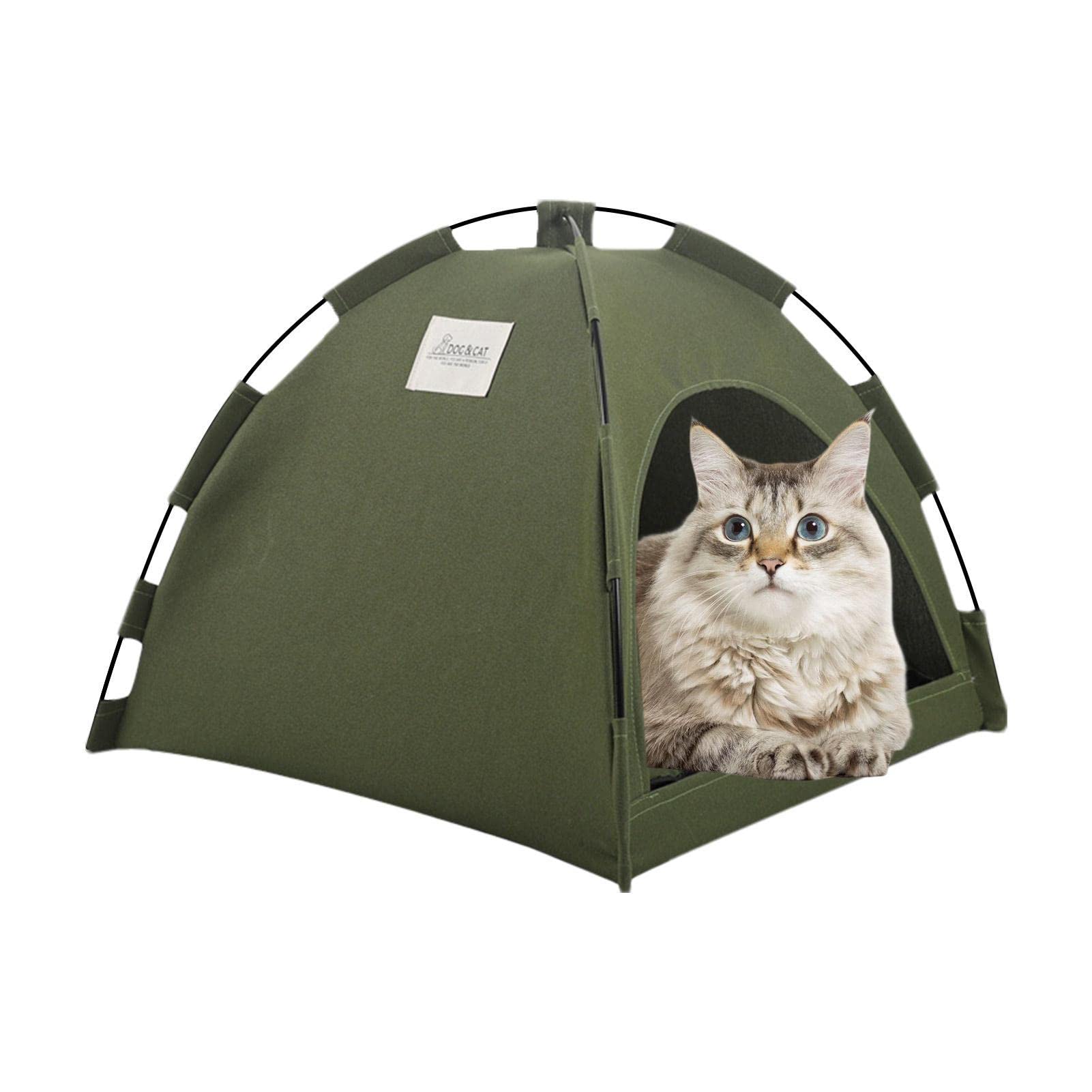 Dog Tent Cave,Foldable Kitten Beds for Indoor Cats - Cat Cave Bed